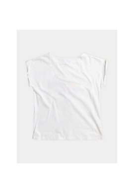 Roxy Тишърт Trouble Fr Me A Tees ERGZT03994 Бял Regular Fit - Pepit.bg