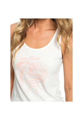 Roxy Топ ERJZT04473 Бял Regular Fit - Pepit.bg