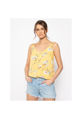 Roxy Топ Got To Be Real ERJWT03371 Жълт Regular Fit - Pepit.bg