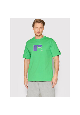 Russell Athletic Тишърт Jerry E26091 Зелен Relaxed Fit - Pepit.bg