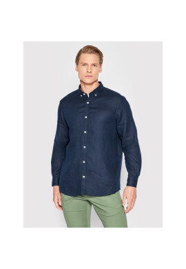 s.Oliver Риза 2113965 Тъмносин Regular Fit - Pepit.bg