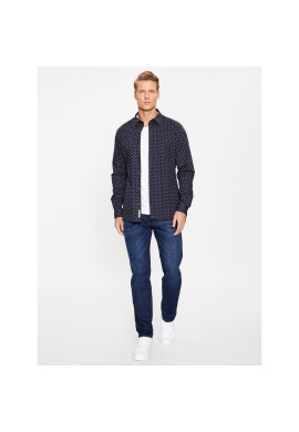 s.Oliver Риза 2133419 Тъмносин Regular Fit - Pepit.bg