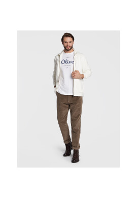 s.Oliver Тишърт 2057432 Бял Regular Fit - Pepit.bg
