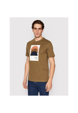 s.Oliver Тишърт 2111344 Кафяв Regular Fit - Pepit.bg