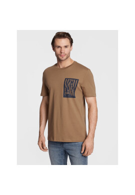 s.Oliver Тишърт 2119055 Кафяв Regular Fit - Pepit.bg