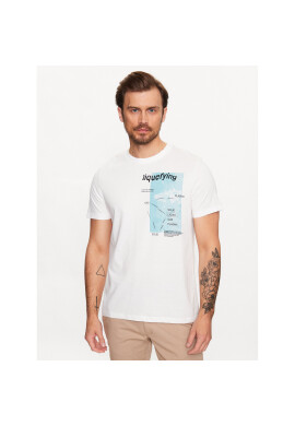 s.Oliver Тишърт 2129860 Бял Regular Fit - Pepit.bg