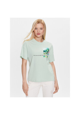 s.Oliver Тишърт 2130597 Зелен Loose Fit - Pepit.bg