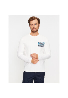 s.Oliver Тениска с дълъг ръкав 2135693 Бял Regular Fit - Pepit.bg