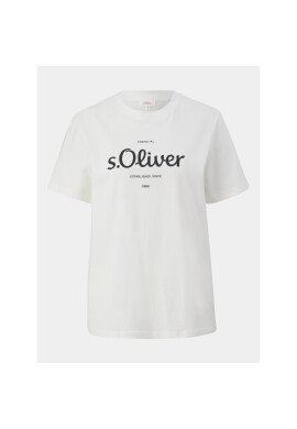 s.Oliver Тишърт 2136463 Екрю Regular Fit - Pepit.bg