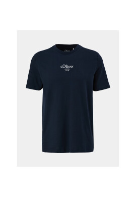 s.Oliver Тишърт 2140013 Тъмносин Regular Fit - Pepit.bg