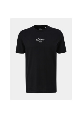 s.Oliver Тишърт 2140013 Черен Regular Fit - Pepit.bg