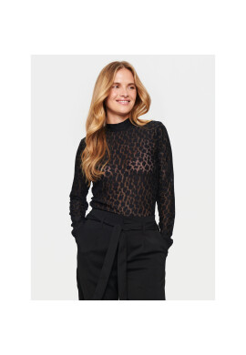 Saint Tropez Блуза 30512959 Черен Slim Fit - Pepit.bg