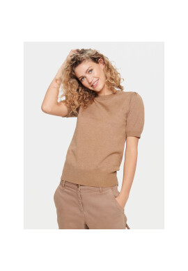 Saint Tropez Пуловер 30511788 Кафяв Classic Fit - Pepit.bg