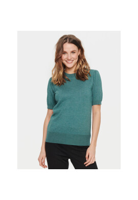Saint Tropez Пуловер 30511788 Зелен Classic Fit - Pepit.bg