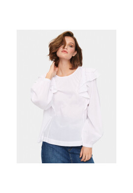 Saint Tropez Риза 30512340 Бял Oversize - Pepit.bg