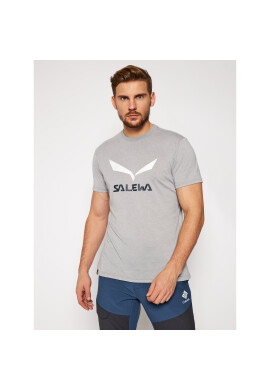 Salewa Тишърт Solidlogo Dry 27018 Сив Regular Fit - Pepit.bg