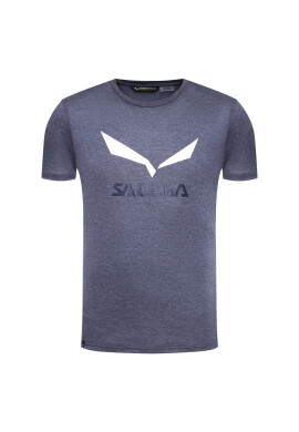 Salewa Тишърт Solidlogo Dry 27018 Тъмносин Regular Fit - Pepit.bg