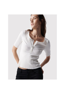 Salsa Блуза 126427 Бял Regular Fit - Pepit.bg