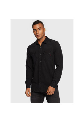 Salsa дънкова риза 125455 Черен Slim Fit - Pepit.bg