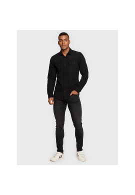 Salsa дънкова риза 125455 Черен Slim Fit - Pepit.bg