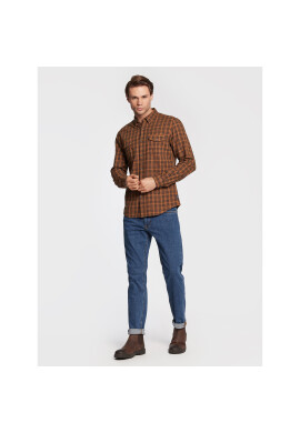 Salsa Риза 126529 Кафяв Slim Fit - Pepit.bg