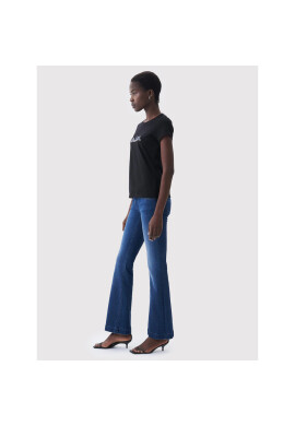 Salsa Тишърт 124326 Черен Regular Fit - Pepit.bg