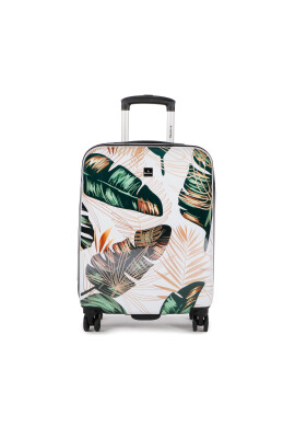 Saxoline Малък твърд куфар Trolley Assorted 1416H0.49.10 Бял - Pepit.bg