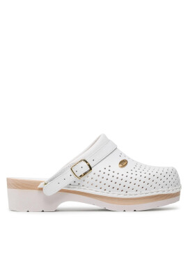 Scholl Чехли Clog M20078 1065 Бял - Pepit.bg