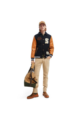 Scotch & Soda Яке бомбър 169844 Черен Regular Fit - Pepit.bg