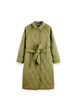 Scotch & Soda Пухено яке 167009 Зелен Regular Fit - Pepit.bg
