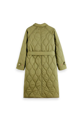 Scotch & Soda Пухено яке 167009 Зелен Regular Fit - Pepit.bg