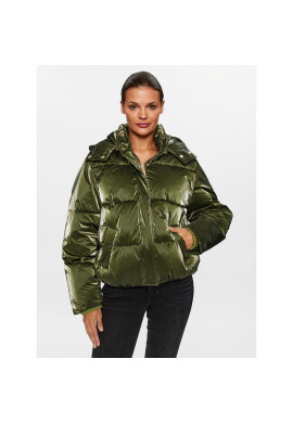 Scotch & Soda Пухено яке 169404 Зелен Regular Fit - Pepit.bg