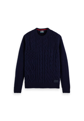 Scotch & Soda Пуловер 169257 Тъмносин Regular Fit - Pepit.bg