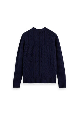 Scotch & Soda Пуловер 169257 Тъмносин Regular Fit - Pepit.bg