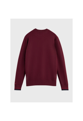 Scotch & Soda Пуловер 169260 Бордо Regular Fit - Pepit.bg