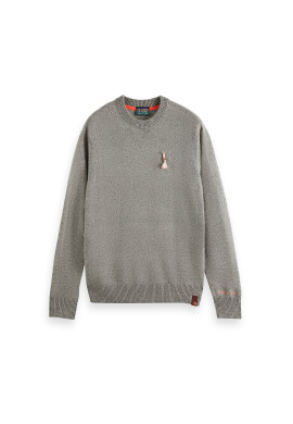 Scotch & Soda Пуловер 169271 Сив Relaxed Fit - Pepit.bg
