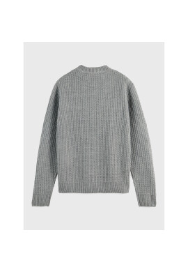 Scotch & Soda Пуловер 172774 Сив Relaxed Fit - Pepit.bg