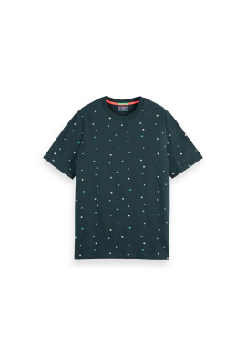 Scotch & Soda Тишърт 169073 Зелен Regular Fit - Pepit.bg