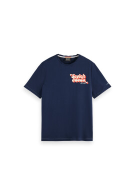 Scotch & Soda Тишърт 169075 Тъмносин Regular Fit - Pepit.bg