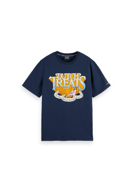 Scotch & Soda Тишърт 169081 Тъмносин Regular Fit - Pepit.bg