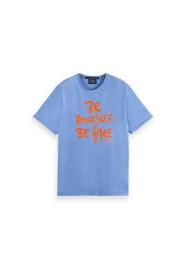 Scotch & Soda Тишърт 169243 Син Regular Fit - Pepit.bg