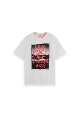 Scotch & Soda Тишърт 169514 Бял Regular Fit - Pepit.bg
