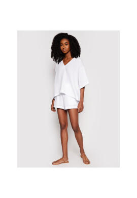 Seafolly Тишърт Double Cloth 54257-TO Бял Oversize - Pepit.bg