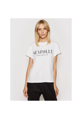 Seafolly Тишърт Leisure 54570 Бял Regular Fit - Pepit.bg