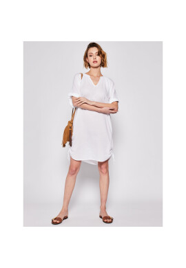 Seafolly Туника Beach Edit 53868-CU Бял Regular Fit - Pepit.bg