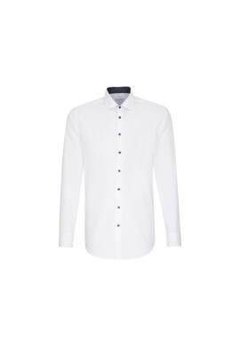 Seidensticker Риза 01.693690 Бял Slim Fit - Pepit.bg