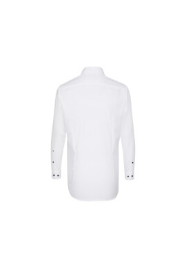 Seidensticker Риза 01.693690 Бял Slim Fit - Pepit.bg