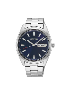 Seiko Часовник Classic Quartz SUR341P1 Сребрист - Pepit.bg