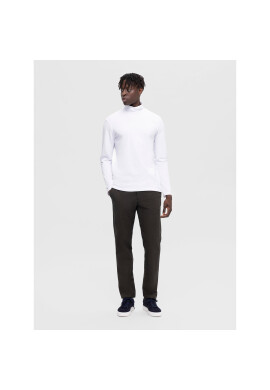 Selected Homme Поло 16081962 Бял Regular Fit - Pepit.bg