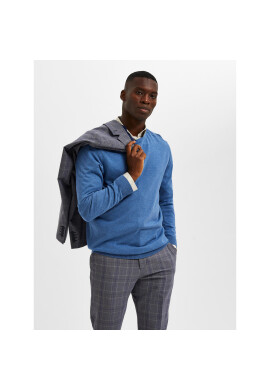 Selected Homme Пуловер Berg 16074682 Син Regular Fit - Pepit.bg